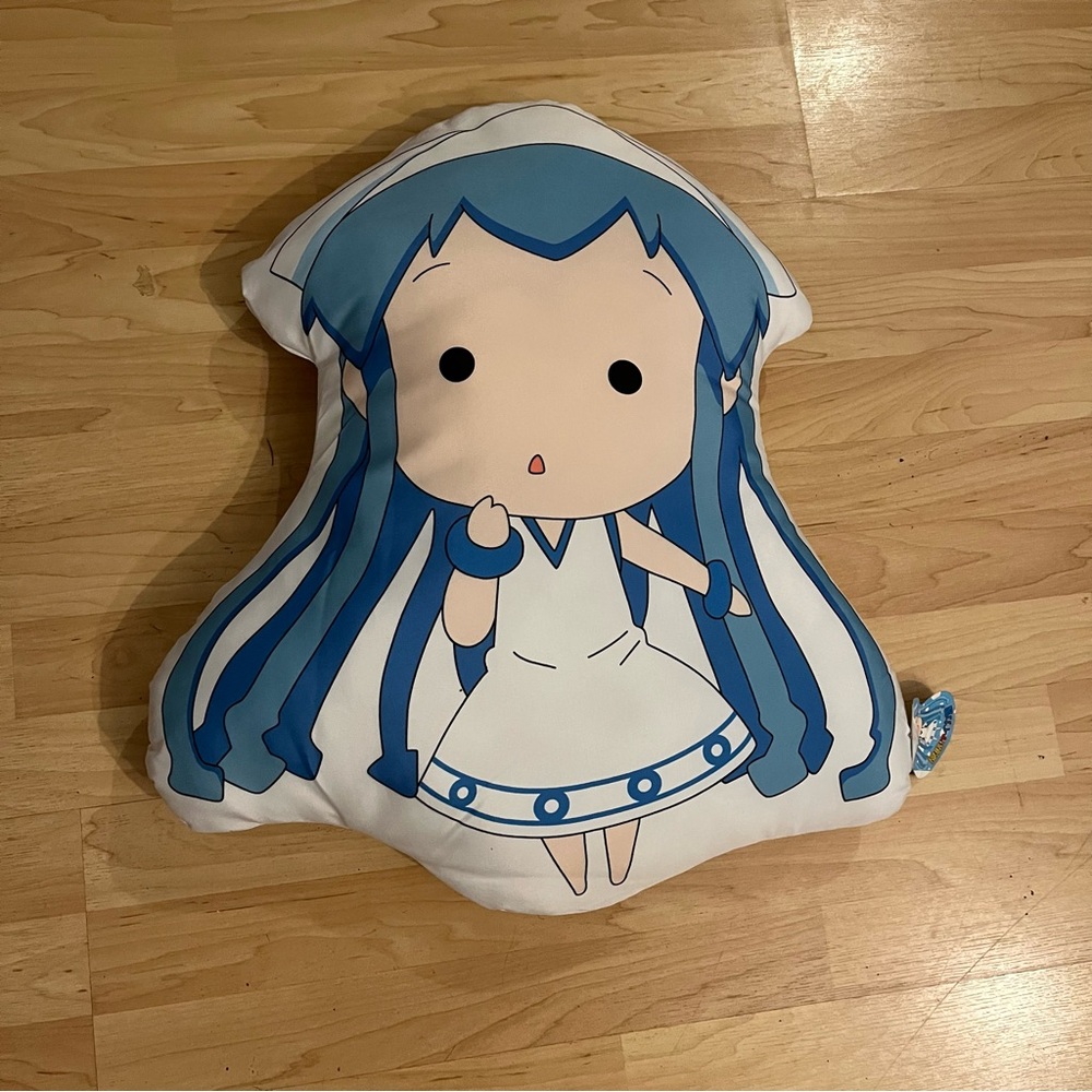Rare HTF squid girl pillow anime